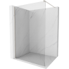 Mexen Kioto zuhanyfal Walk-in 60 x 200 cm, áttetsző 8 mm, kefélt nikkel - 800-060-101-97-00