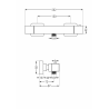 Mexen Tord set de duș expus cu panel de duș și baterie de duș termostatică Cube, crom - 77200200-00