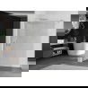 Mexen Kioto perete duş Walk-in 80 x 200 cm, transparent 8 mm, nichel periat - 800-080-101-97-00