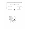 Mexen Cube Carl set de duș suprapus cu pară de duș și baterie termostatică, crom - 77200240-00