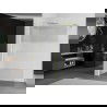 Mexen Kioto perete duş Walk-in 140 x 200 cm, transparent/spumos 8 mm, aur periat - 800-140-101-55-35
