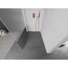 Mexen Kioto Walk-in zuhanyfal 70 x 200 cm, átlátszó/fagyott 8 mm, csiszolt réz - 800-070-101-65-35
