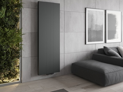 Mexen Line VS20SL fűtőtest panel 2200 x 500 mm, alsó középső csatlakozás, 1267 W, antracit - W6VS20SL-220-050-66