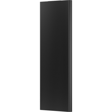 Mexen Flat VR20S fűtőtest 1600 x 400 mm, alsó középső csatlakozás, 794 W, fekete - W6VR20S-160-040-70
