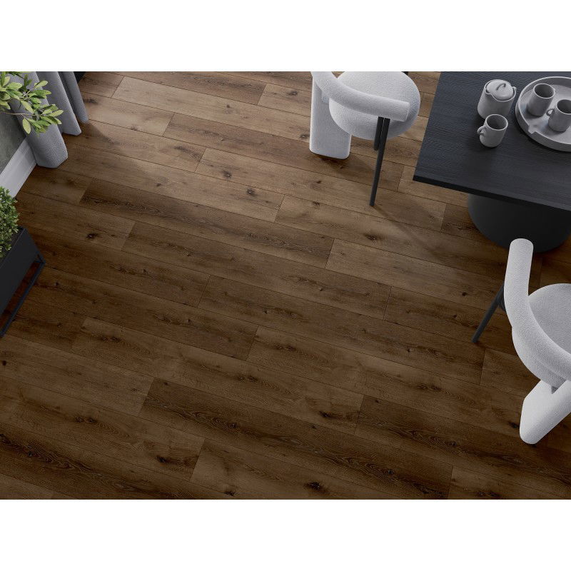 Mexen Strasburg vinyl panelek 1240 x 182 mm SPC 6,5 mm, IXPE 1,5 mm alátét, 4 V-fuga, Tölgy - F1033-1240-182-505-4V1-01