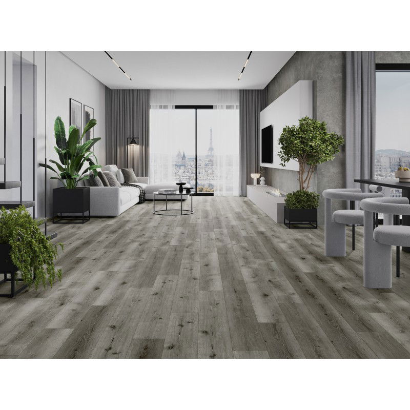 Mexen Lago Vista panouri vinilice 1240 x 182 mm SPC 6,5 mm, substrat IXPE 1,5 mm, 4 V-Fuga, Stejar - F1035-1240-182-505-4V1-01