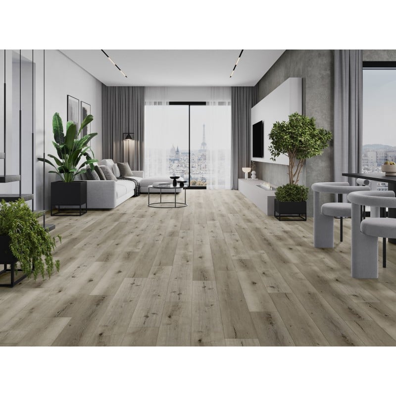 Mexen Bevil Oaks panouri vinilice 1240 x 182 mm SPC 6,5 mm, substrat IXPE 1,5 mm, 4 V-Fuga, Stejar - F1036-1240-182-505-4V1-01