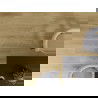 Mexen Anniston vinil panelek 1240 x 182 mm SPC 6,5 mm, IXPE 1,5 mm alátét, 4 oldali V-fugával, Dąb - F1038-1240-182-505-4V1-01