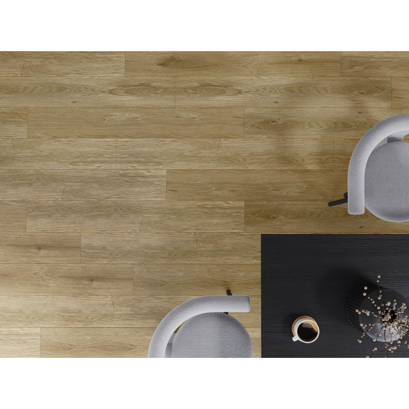 Mexen Manhattan panouri vinilice 1240 x 182 mm SPC 6,5 mm, substrat IXPE 1,5 mm, 4 V-Fugă, Stejar - F1041-1240-182-505-4V1-01