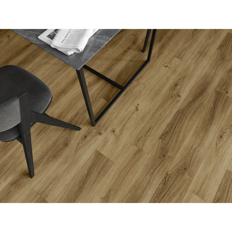 Mexen Amsterdam panouri vinilice 1240 x 182 mm SPC 6,5 mm, suport IXPE 1,5 mm, 4 V-Fuga, Stejar - F1042-1240-182-505-4V1-01