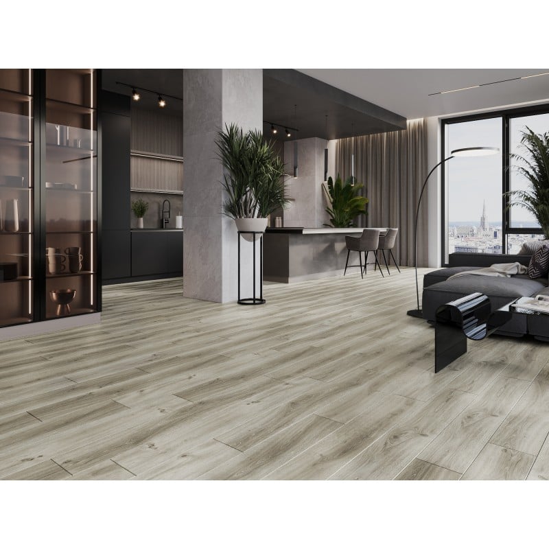 Mexen Richmond 1240 x 182 mm-es vinil panelek SPC 6,5 mm, IXPE 1,5 mm alátét, 4 V-fuga, Tölgy - F1043-1240-182-505-4V1-01