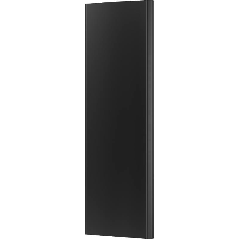 Mexen Flat VR20S fűtőtest 1400 x 600 mm, alsó középső csatlakozás, 1068 W, fekete - W6VR20S-140-060-70