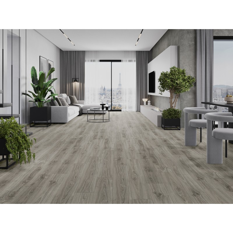 Mexen Silver Creek panouri vinil 1240 x 182 mm SPC 6,5 mm, substrat IXPE 1,5 mm, 4 V-Fugă, Stejar - F1047-1240-182-505-4V1-01