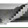Mexen Kioto perete de duș Walk-in 90 x 200 cm, grafit 8 mm, aurit periat - 800-090-101-55-40