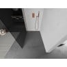 Mexen Kioto paravan de dus Walk-in 70 x 200 cm, grafit 8 mm, cupru periat - 800-070-101-65-40
