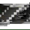 Mexen Kioto Walk-in zuhanyfal 100 x 200 cm, tükör 8 mm, arany csiszolt - 800-100-101-55-50