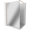 Mexen Kioto perete de duș Walk-in 70 x 200 cm, oglindă 8 mm, cupru periat - 800-070-101-65-50