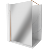 Mexen Kioto zuhanyfal Walk-in 100 x 200 cm, tükör 8 mm, kefe bronz - 800-100-101-65-50