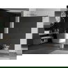 Mexen Kioto Walk-in zuhanyfal 70 x 200 cm, tükör 8 mm, matt nikkel - 800-070-101-97-50