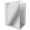 Mexen Kioto Walk-in zuhanyfal 80 x 200 cm, tükör 8 mm, kefélt nikkel - 800-080-101-97-50