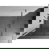 Mexen Kioto perete de duș Walk-in 110 x 200 cm, model negru 8 mm, gri călit - 800-110-101-66-77