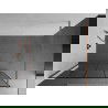 Mexen Kioto perete duș Walk-in 120 x 200 cm, model negru 8 mm, cupru periat - 800-120-101-65-78