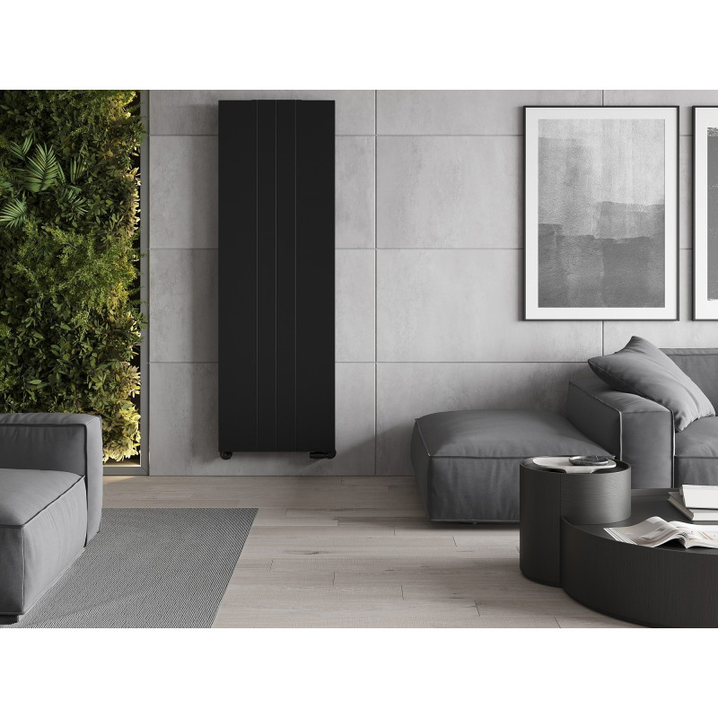 Mexen VS20SL Mexen Line VS20SL lapradiátor 2000 x 600 mm, középső alsó csatlakozás, 1417 W, fekete - W6-200-060-70