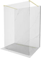 Mexen Kioto paravan de duș freestanding 100 x 200 cm, transparent 8 mm, aur periat - 800-100-002-55-00