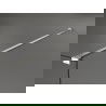 Mexen Kioto Walk-in zuhanyfal 70 x 200 cm, fekete minta 8 mm, alsó nikkelezés - 800-070-101-97-77