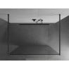 Mexen Kioto perete de duș autoportant 105 x 200 cm, transparent 8 mm, gri armat periat - 800-105-002-66-00