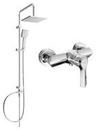Mexen Tord set de duș cu pară de tip ploaie și baterie de duș Sabre, Crom - 72140200-00