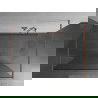 Mexen Kioto perete de duș montat liber 105 x 200 cm, transparent 8 mm, cupru periat - 800-105-002-65-00