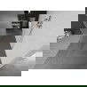 Mexen Kioto perete de duş autonom 100 x 200 cm, mat 8 mm, nichel periat - 800-100-002-97-30