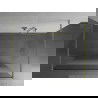 Mexen Kioto perete de duș autonom 120 x 200 cm, transparent/mat 8 mm, aur periat - 800-120-002-55-35