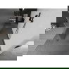 Mexen Kioto önálló zuhanyfal 100 x 200 cm, átlátszó/frosz 8 mm, gun gray kefe - 800-100-002-66-35