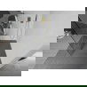 Mexen Kioto pereți de duș Walk-in 140 x 200 cm, model alb, 8 mm, finisaj auriu periat - 800-140-101-55-97