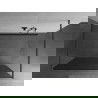 Mexen Kioto önálló zuhanyfal 100 x 200 cm, grafit 8 mm, gun gray csiszolt - 800-100-002-66-40
