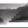 Mexen Kioto perete dus cu suport liber 120 x 200 cm, grafit 8 mm, cupru periat - 800-120-002-65-40