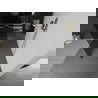Mexen Kioto szabadon álló zuhanyfal 110 x 200 cm, grafit 8 mm, arany csiszolt - 800-110-002-55-40
