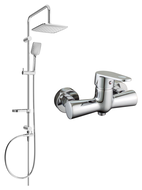 Mexen Sven set de duș cu pară de tip ploaie și baterie de duș Kama, Crom - 72540262-00