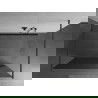 Mexen Kioto paravan de duș liber 100 x 200 cm, oglindă 8 mm, gri întunecat periat - 800-100-002-66-50