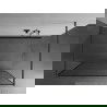Mexen Kioto perete de duș autonom 100 x 200 cm, model negru 8 mm, gri mat - 800-100-002-66-70