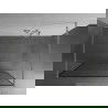 Mexen Kioto perete de duș independent 120 x 200 cm, model negru 8 mm, nichel periat - 800-120-002-97-70