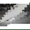 Mexen Kioto perete de duş liberă 140 x 200 cm, model negru 8 mm, finisaj aurie periat - 800-140-002-55-70