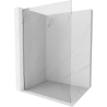 Mexen Kioto L perete duș Walk-in 85 x 200 cm, transparent, crom - 800-085-103-01-00