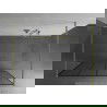 Mexen Kioto perete de duș liber 130 x 200 cm, model negru 8 mm, aur periat - 800-130-002-55-77