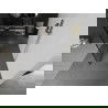 Mexen Kioto paravan de dus liber 150 x 200 cm, design negru 8 mm, finisaj auriu periat - 800-150-002-55-77