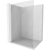 Mexen Kioto L panou de duș Walk-in 95 x 200 cm, transparent, alb - 800-095-103-20-00