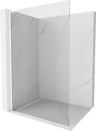 Mexen Kioto L perete duș Walk-in 100 x 200 cm, transparent, alb - 800-100-103-20-00