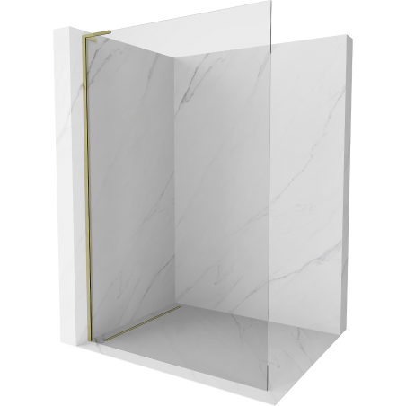 Mexen Kioto L panou de duș Walk-in 110 x 200 cm, transparent, aurie - 800-110-103-50-00